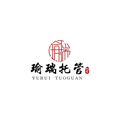 瑜瑞托管logo设计