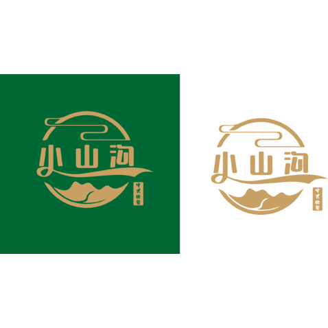 小山沟logo设计