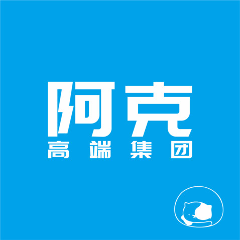 阿克 高端集团logo设计