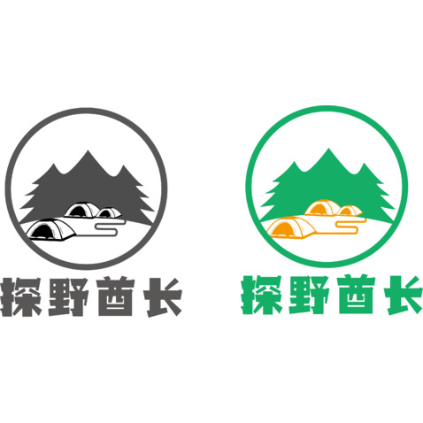 探野酋长logo设计