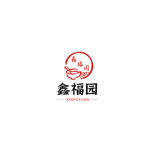 鑫福园logo设计