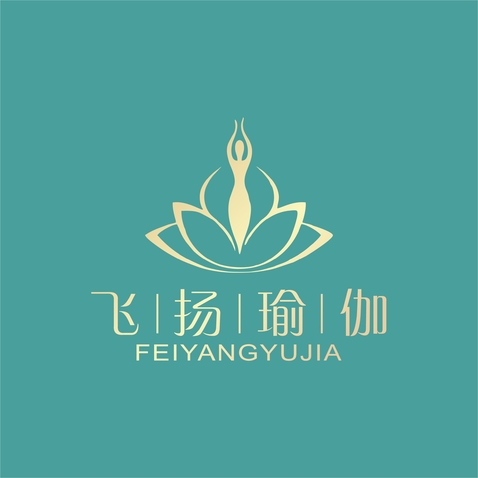 飞扬瑜伽logo设计