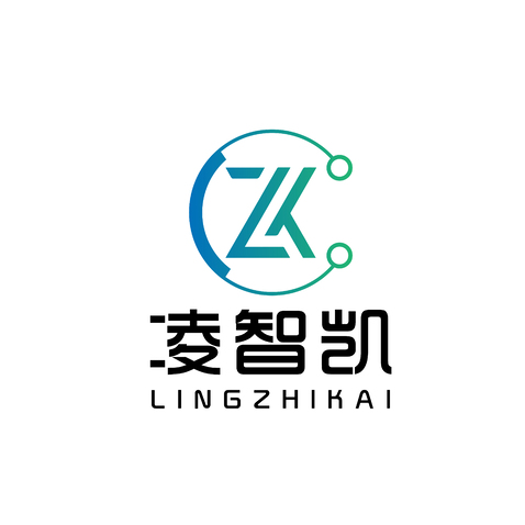 深圳市凌智凯材料科技有限公司logo设计