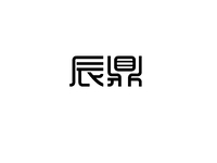 《辰鼎》字体logo