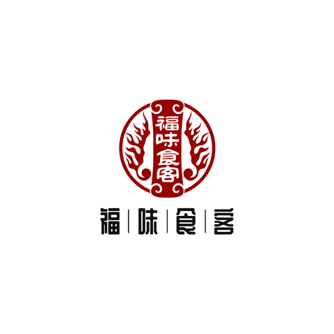 福味食客logo设计