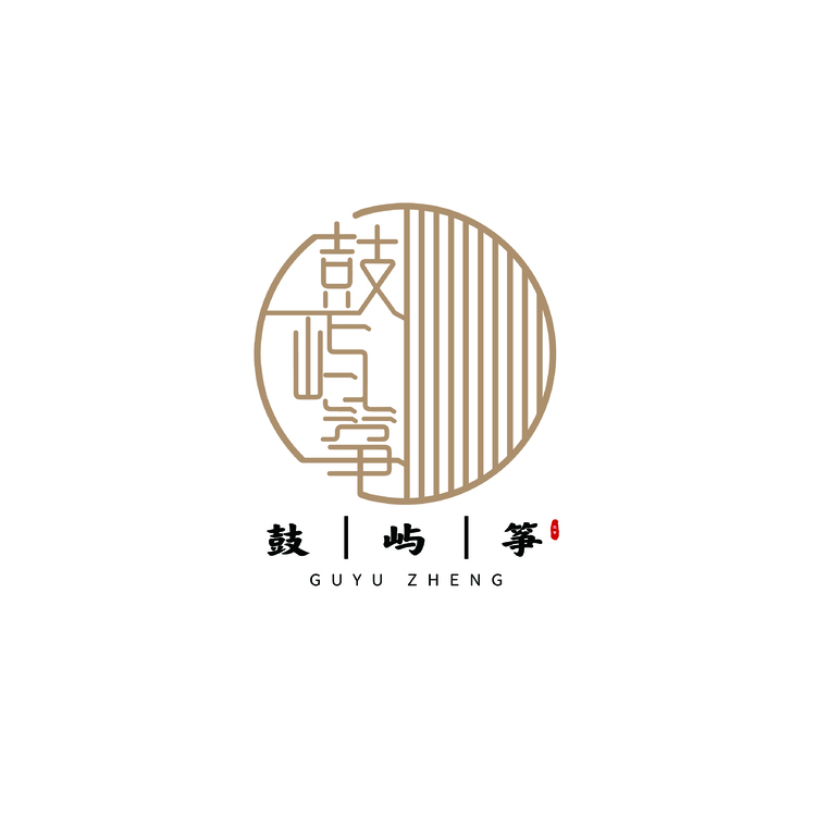 鼓屿筝logo