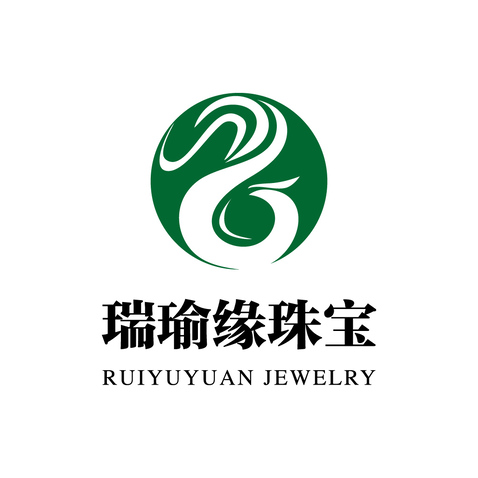 瑞瑜缘珠宝背景墙和LOGOlogo设计