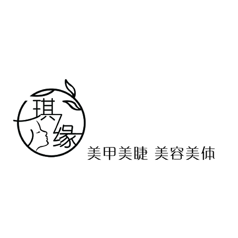 美甲美睫logo设计