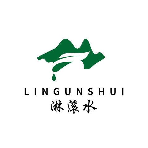 淋滚水logo设计