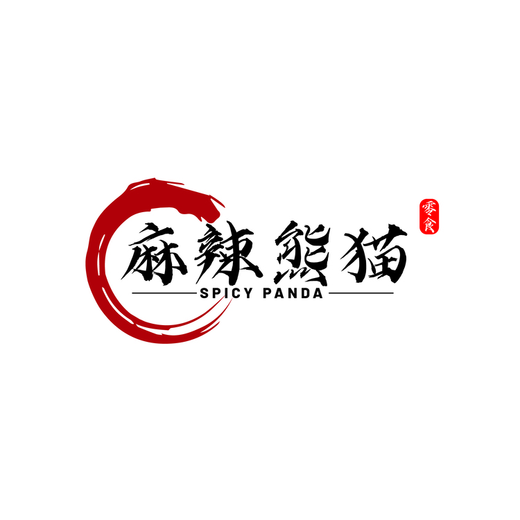 麻辣熊猫logo