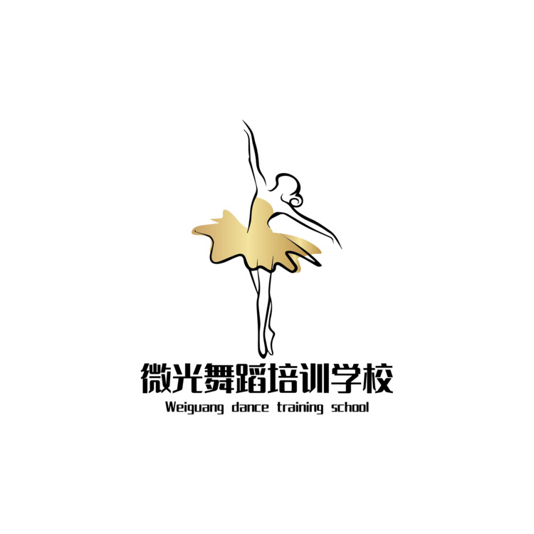 微光舞蹈培训学校logo