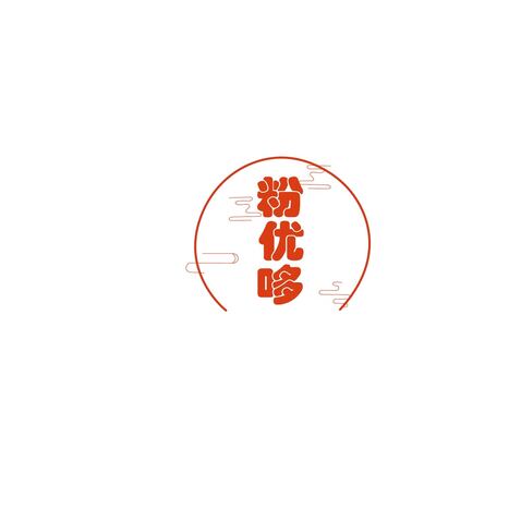 粉优哆logo设计