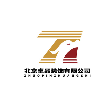 北京卓品装饰logo设计