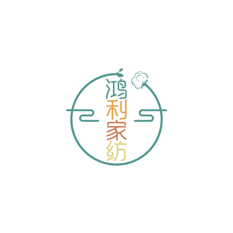 鸿利家纺logo设计