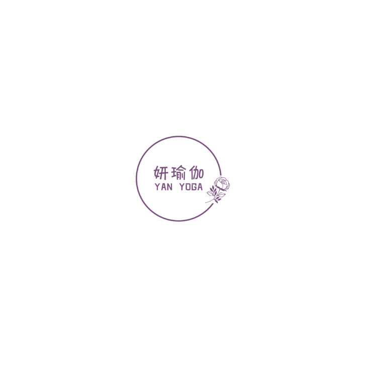 妍瑜伽logo