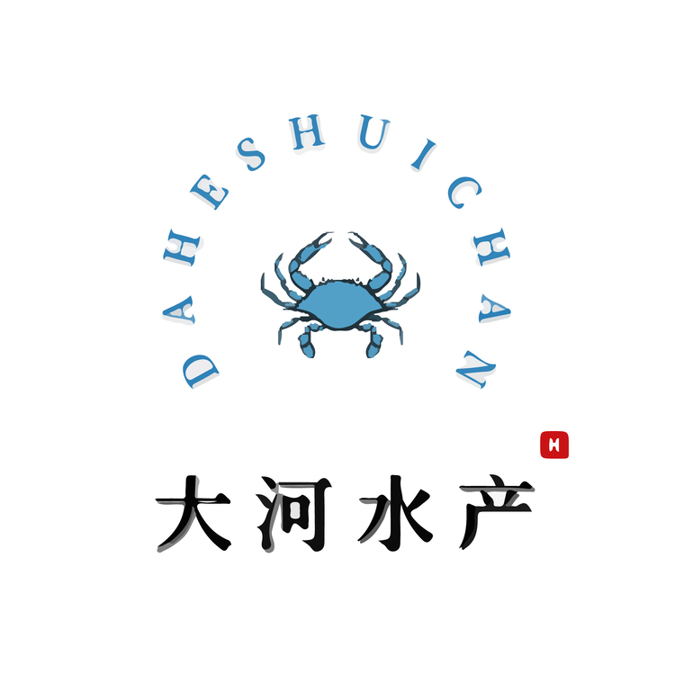 大河水产logo