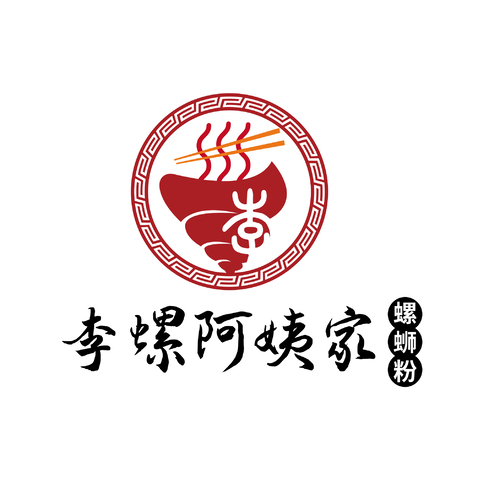 李螺阿姨家logo设计