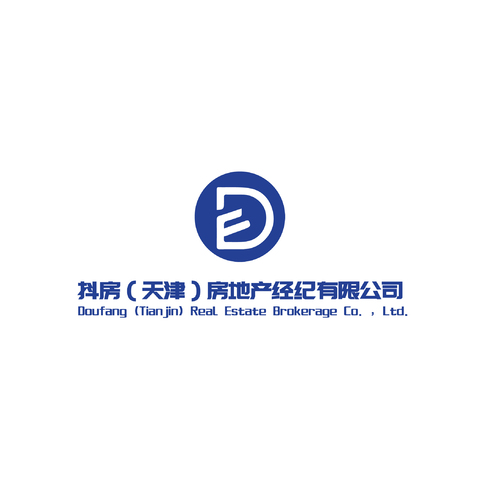 抖房（天津）房地产经纪有限公司logo设计