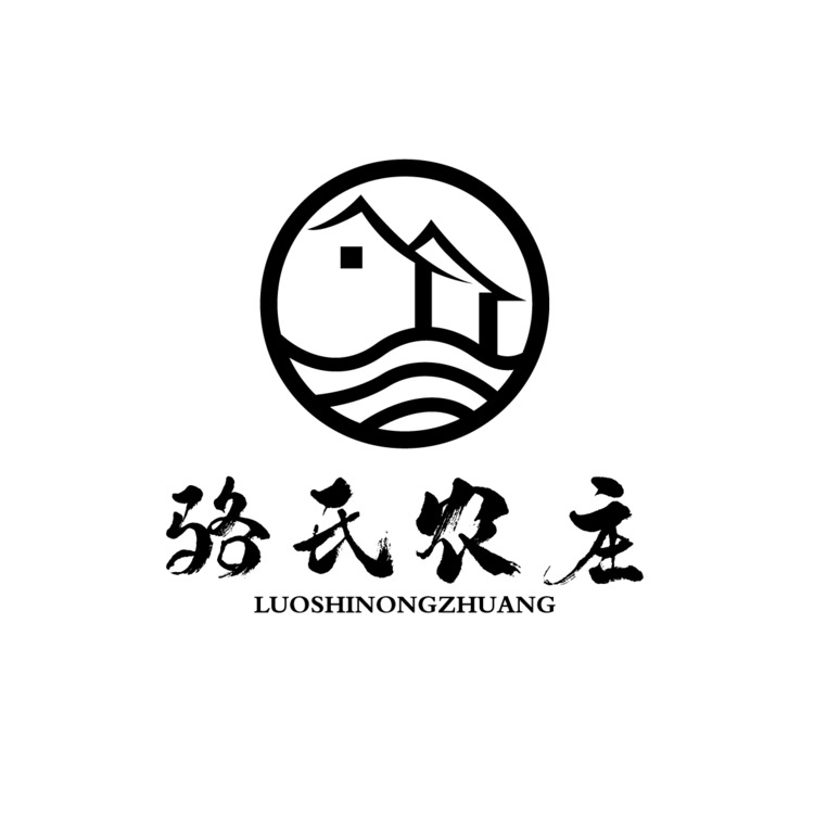 骆氏农庄logo