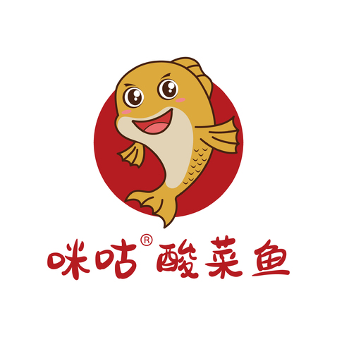 咪咕酸菜鱼logo设计