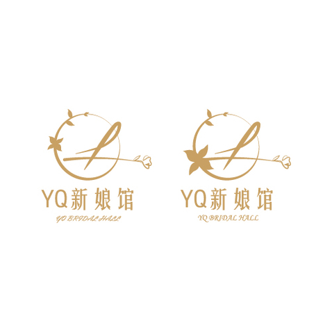 YQ新娘礼服logo设计