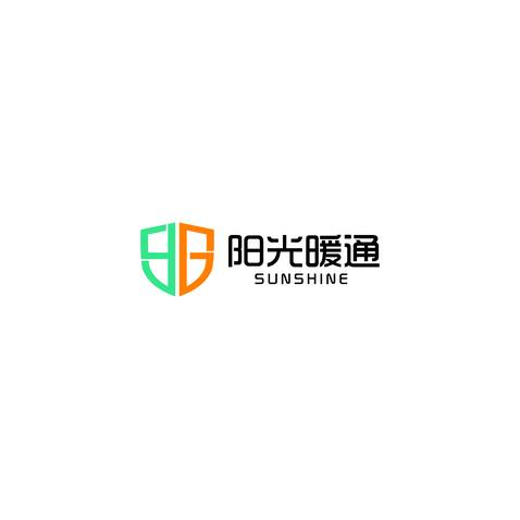 阳光暖通logo设计