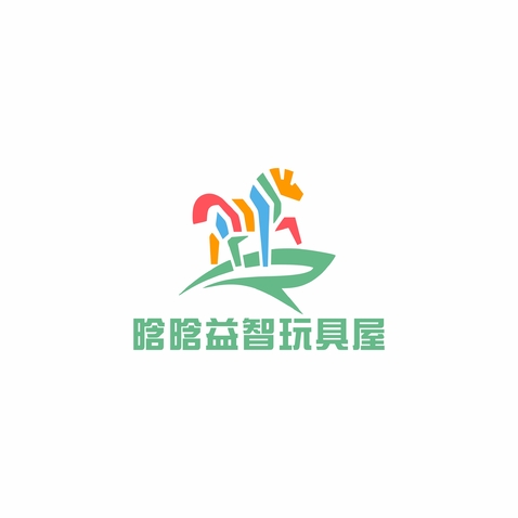 马 卡通logo设计