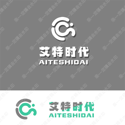 艾特时代logo设计