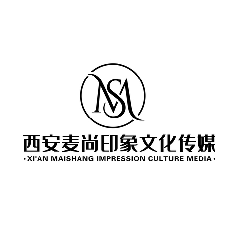 西安麦尚印象文化传媒有限公司logo设计