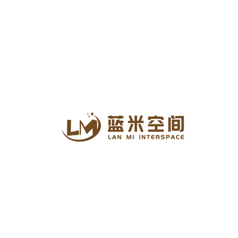 蓝米空间logo设计