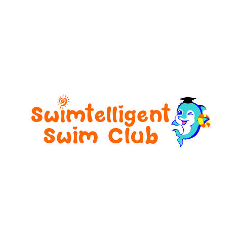 Swimtelligent swim clublogo设计