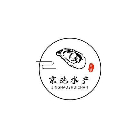 京蚝水产logo设计