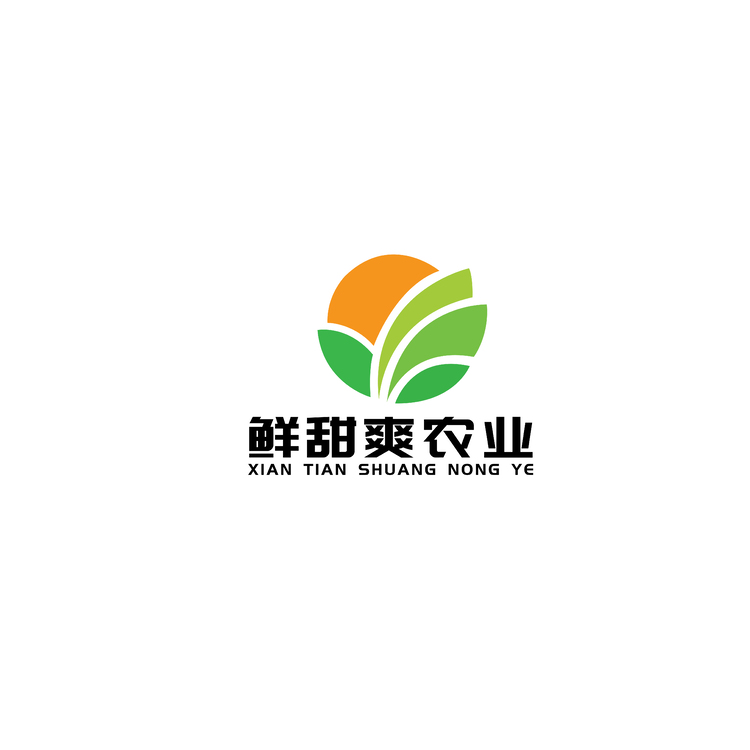 鲜甜爽农业logo