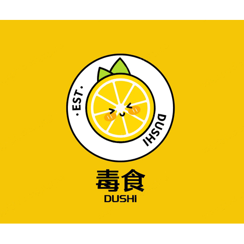 毒食logo设计