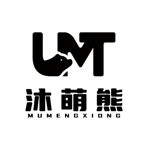 沐萌熊logo设计