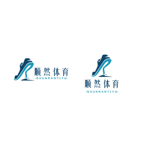 顺然体育logo设计