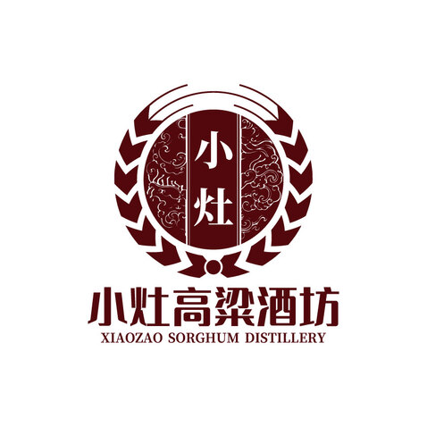 小灶高粱酒坊logo设计