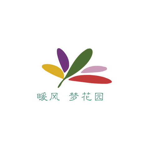 暖风 梦花园logo设计