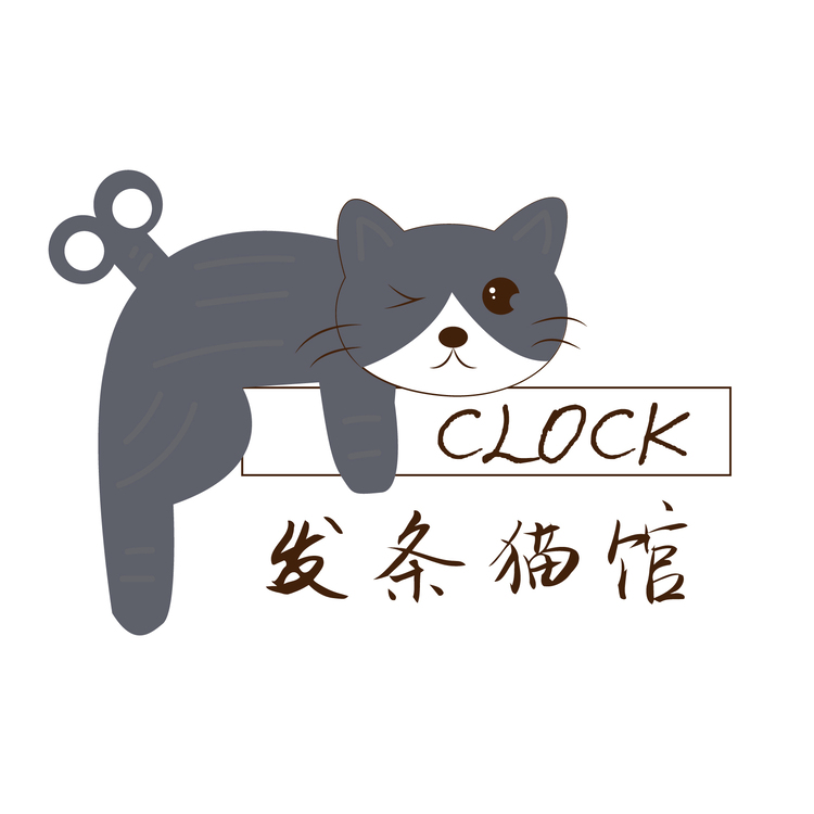 发条猫馆logo