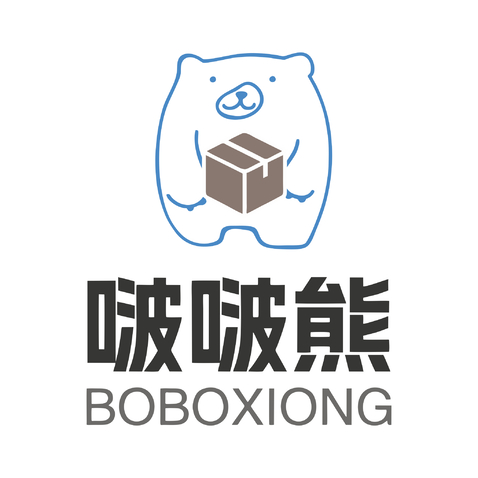 啵啵熊logo设计