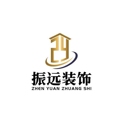 振远装饰logo设计