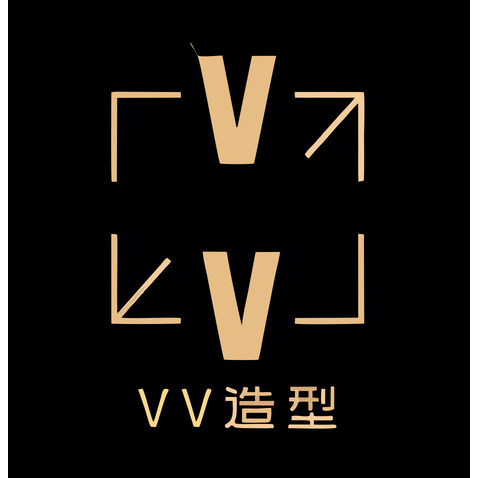 VV造型logo设计