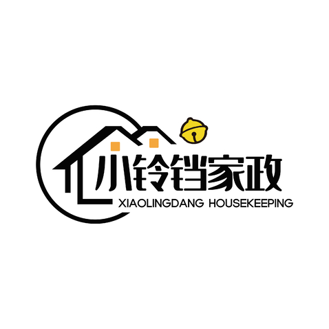 小铃铛家政logo设计