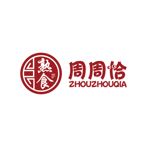 周周恰logo设计