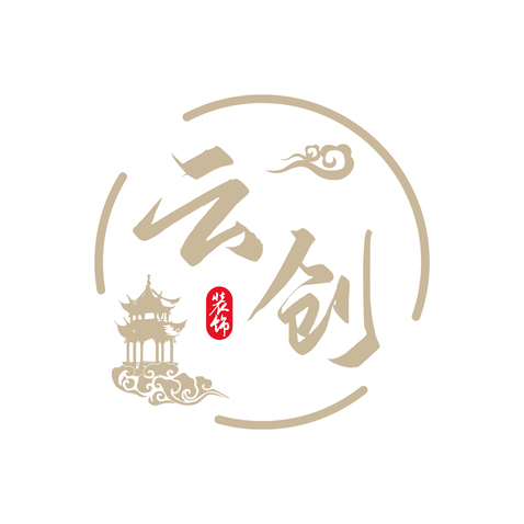 云创装饰logo设计