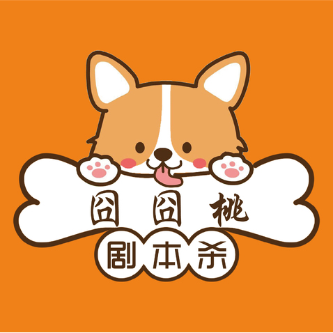 囧囧桃剧本杀logo设计