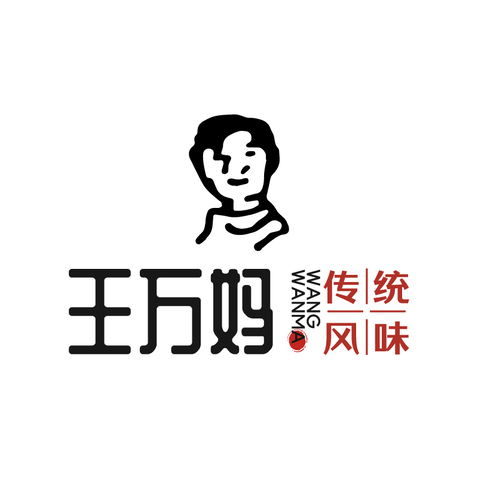 王万妈logo设计