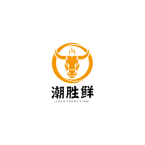 潮胜鲜logo设计