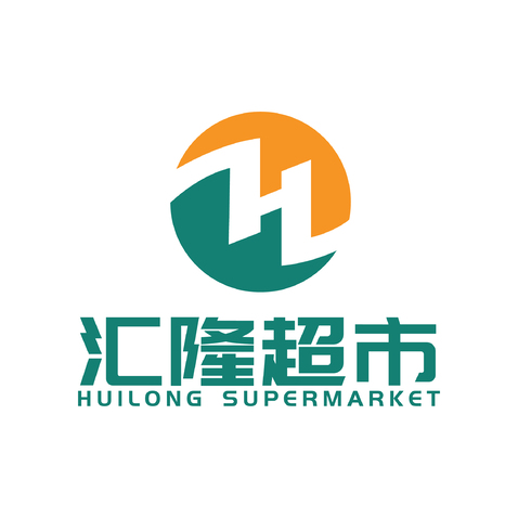 汇隆超市logo设计