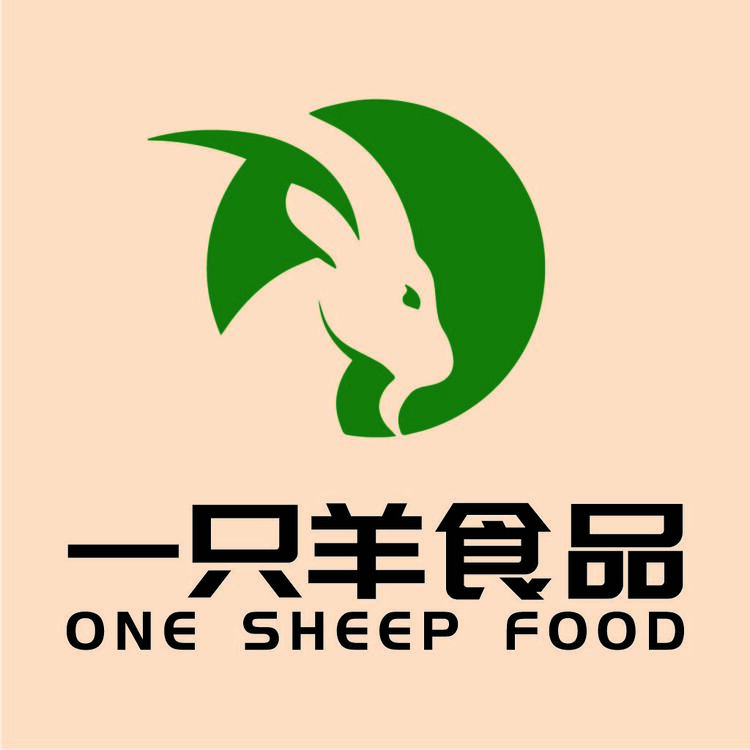 一只羊食品logo